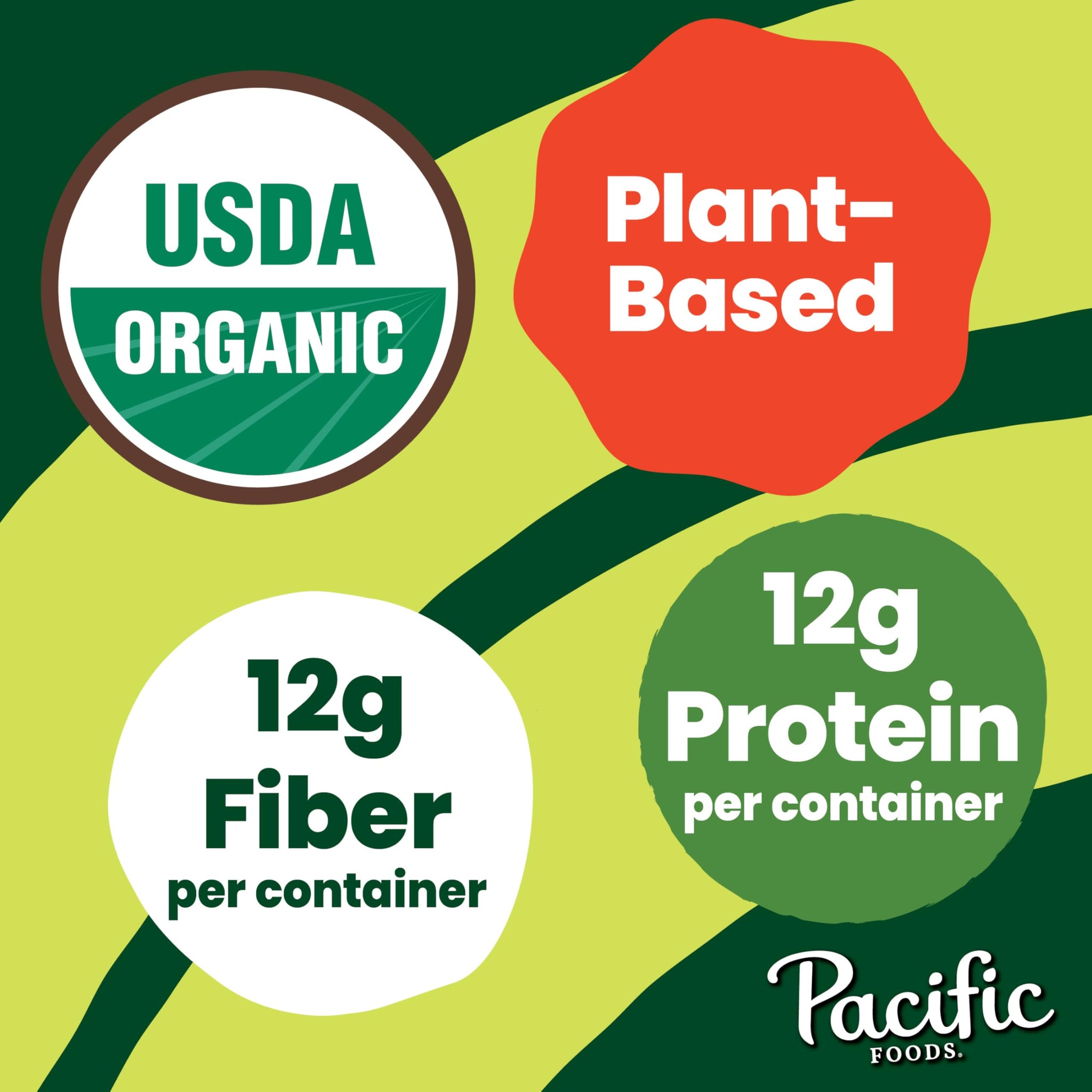 Pacific Foods Organic White Bean Verde Chili, Plant Based, 16.5 oz Can