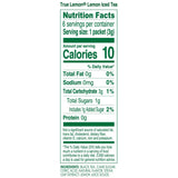 LEMON ICED TEA MIX by TRUE LEMON | Instant Powdered Drink Packets That Quench YOUR Thirst, Mouth Watering True Citrus LEMON (ICED TEA), 6 Count (Pack