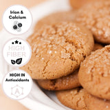 Shirley J- Gourmet Ginger Molasses Cookie Mix Make 30 Cookies | Fresh Ginger Cookies In Minutes Only Add Water & Shortening | Chef Grade Premium Ingredients