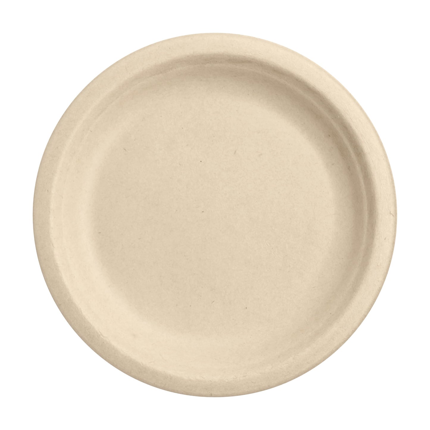 Responsible Products 100% Compostable 6 Inch Paper Plates Brown (50 Pack), Disposable Plates Heavy Duty, Paper Dinner Plates, Dessert Plates, Made