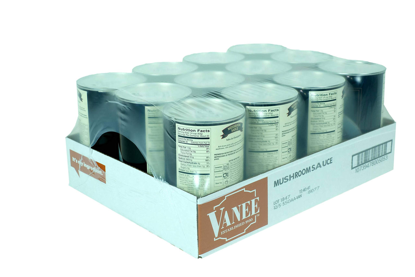 Mushroom Sauce, 50 Ounce -- 12 Case
