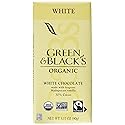 Green & Black's Organic White Chocolate Bars, 30% Cacao, 10 - 3.17 Oz Bars,, 10Count