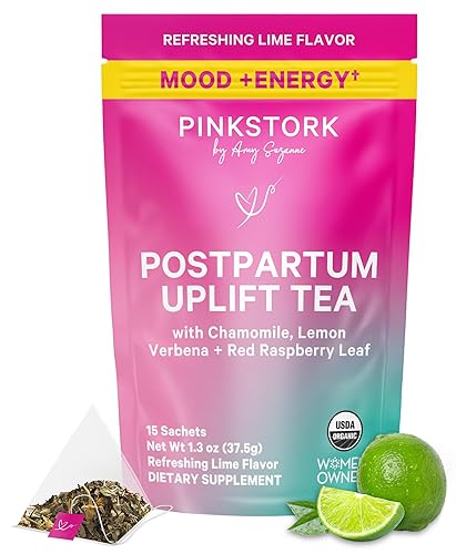 Pink Stork Postpartum Uplift® Mood Support Tea for Women