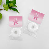 Breast Cancer Awareness Lifesaver Mints, Pink Ribbon Awareness Items, Charity Pink, Breast Cancer Survivor, Breast Cancer Gift (Set 0f 100)
