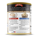 Caffe D’Vita Sugar Free Mocha Cappuccino Mix - Sugar Free Mocha Mix, Gluten Free, No Cholesterol, No Hydrogenated Oils, No Trans Fat, 99% Caffeine