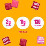 SmartSweets SweetChews Chewy Candy, Gluten Free, Plant Based, Healthy Snacks for Adults & Kids, Low Sugar, Pink Punch & Cherry Lemonade, No Artificial