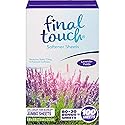 Lavender Fields Scented Fabric Softener Dryer Sheets by Final Touch | Softens & Freshens Laundry | Controls Wrinkles & Static Cling | Repels Lint