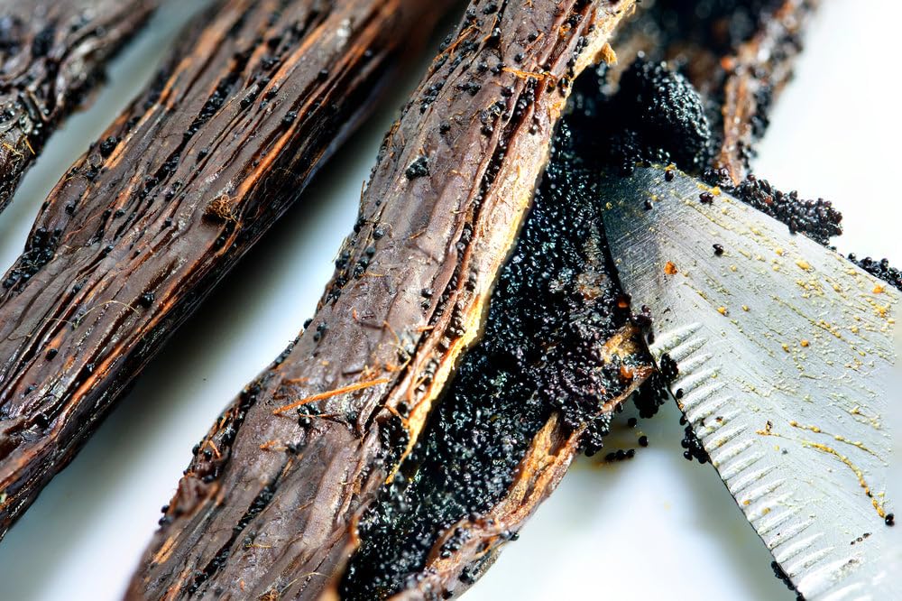8 oz Burundi Vanilla Beans Whole Grade A Vanilla Pods for Homemade Vanilla Extract, Baking, Ice Cream, Flavoring, & Vanilla Powder