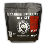 Bearded Butchers Pizza Bratwurst DIY Kit - Classic Cheesy Pizza Flavor Brats - Includes Seasoning, High-Temp Diced Mozzarella Cheese, and 32mm