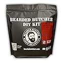 Bearded Butchers Pizza Bratwurst DIY Kit - Classic Cheesy Pizza Flavor Brats - Includes Seasoning, High-Temp Diced Mozzarella Cheese, and 32mm
