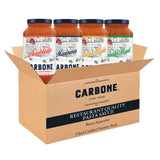 Carbone Roasted Garlic, Marinara, Arrabbiata, Tomato Basil Variety 4 Pack