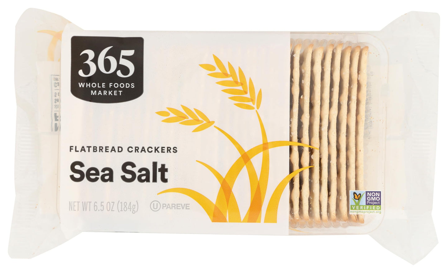 365 by Whole Foods Market, Flatbread Crackers, Original Salt, 6.5 Ounce