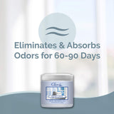 Clear Air 15oz Gel Odor Eliminator - Absorb & Remove Strong Odors from Pets, in Bathrooms, Basements, Garage, Cars, RVs & Boats - Eliminate Tough