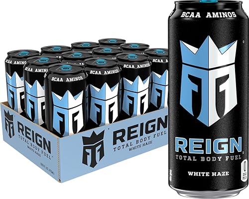 Reign Total Body Fuel, White Haze, Fitness & Performance Drink, 16 Fl Oz