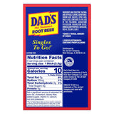 Dad's Old Fashion Rootbeer Singles To Go Drink Mix, 0.53 OZ, 6 CT