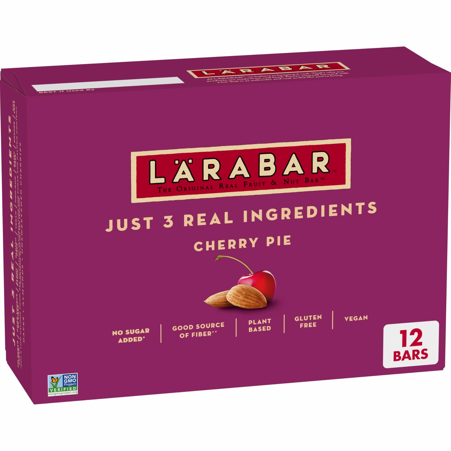 Larabar Cherry Pie Fruit and Nut Bars, Gluten Free and Vegan, 20.4 oz, 12 Ct