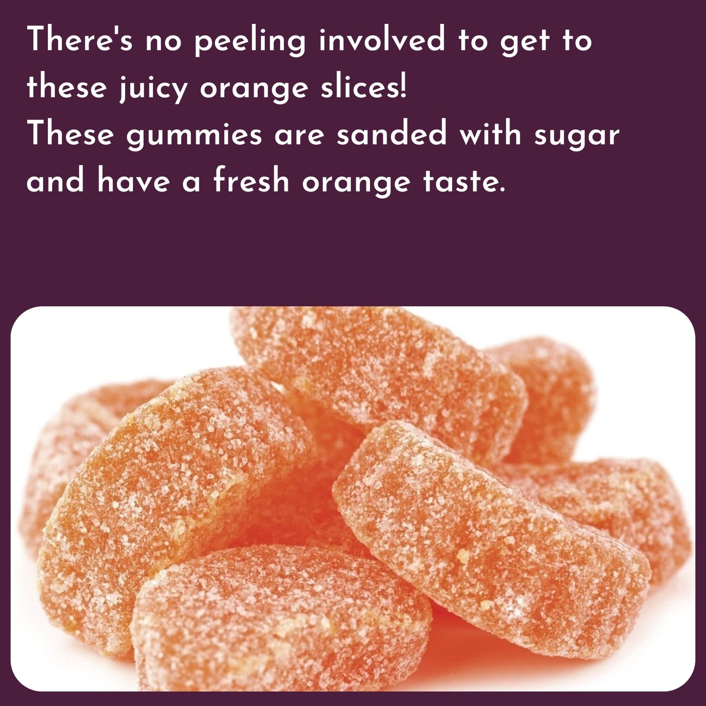 WinCrest Bulk Orange Jelly Slices - 5 Lb Case
