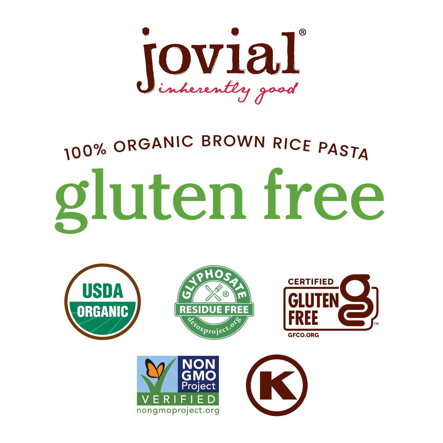 Jovial Whole Grain Brown Rice Caserecce Pasta - Pasta Caserecce, Caserecce Pasta, Whole Grain Pasta, Organic Pasta, Gluten Free, Dairy Free, Brown