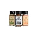 Saint Lucifer, Triple Combo Pack, 3x 2.4 oz | Habanero, Jalapeño, and Seafood Seasonings, Made In The USA, Gluten Free, Sugar Free, Vegan, Vegetarian