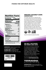 Terrasoul Superfoods Raw Coconut Chips (Organic), 12 Ounce (Pack of 2)