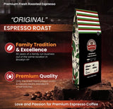Nicoletti Coffee "Original" Espresso Roast Beans 2.20lb (Made in Brooklyn NY since 1972) Fresh Roasted Espresso with date.