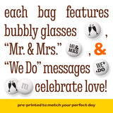 M&M'S Mr. and Mrs. Wedding Milk Chocolate Candy, 2 lb Bulk Resealable Bag
