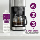 Viskeysta Descaling Solution for OXO Coffee Makers, 16.9 fl oz (500ml) Descaler Liquid, 4 Uses, Citric Acid Formula