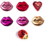 MADE IN USA Individually Foil-Wrapped Valentine's Day Milk Chocolates (Assorted - 2 lb) (White Heart)