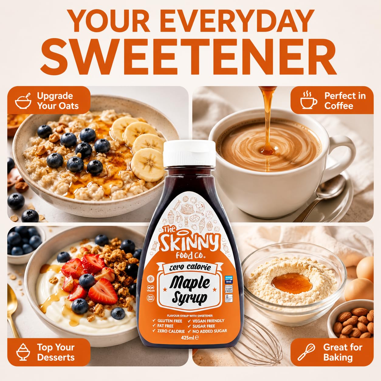 Skinny Foods Syrups (Maple Syrup)