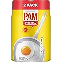 Pam Original No-Stick Cooking Spray 100% natural Canola Oil (2 pack - 12oz each can)