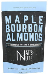 Nat's Nuts, Almonds Maple Bourbon, 4 Ounce