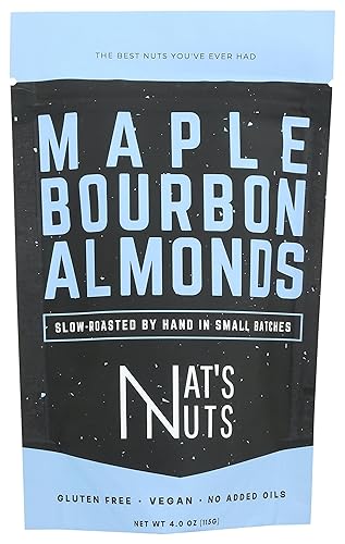 Nat's Nuts, Almonds Maple Bourbon, 4 Ounce