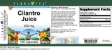 Cilantro Juice - 450 mg (100 Capsules, ZIN: 519754)