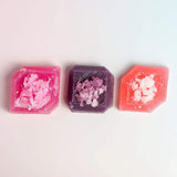 Silky Gem ® Signature Trio Collection Handcrafted Edible Jewelry, Vegan and Gluten-Free, Real Fruit, Assorted Flavors (Guava, Grape Vanilla, Black