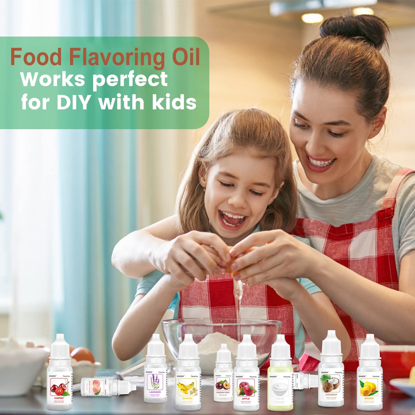 Food Flavoring Oil,16 Lip Gloss Flavoring Oil for Candy Making-Concentrated Candy Flavors for Lip Balm,Baking,Cooking,Drinks, Soap and Slime Making