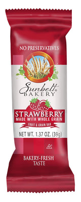 Sunbelt Bakery Strawberry Fruit & Grain Bars, 1.4 oz Bars, 8 Count