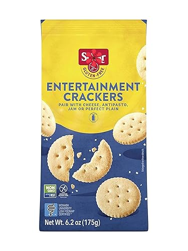 Entertainment Crackers, Gluten Free, 6.2 Oz (4 Pack), by Litezout