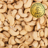 Sea Salted Roasted Organic Cashews 7oz - Healthy Snack, Gluten Free, Non-GMO, Vegan, Plant-Based Protein - Forest Up