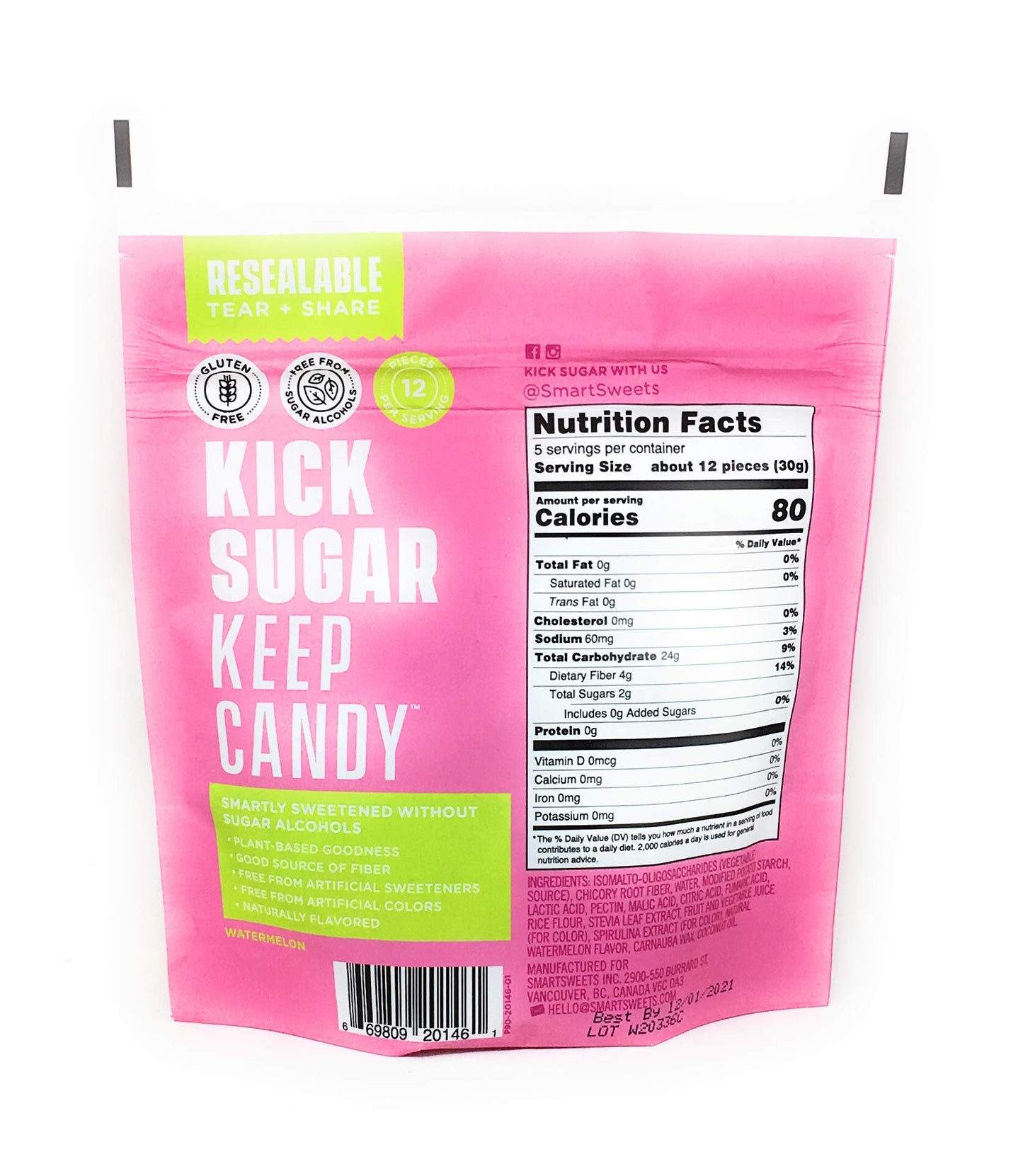 SMART SWEETS Sourmelon Bites, 5.3 OZ