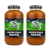 505 Southwestern Hatch Valley Medium Green Chile Sauce 40oz | Certified Non-GMO, Gluten Free & Vegan | Flavorful Hatch Valley Sauce for Eggs, Pork