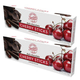Dark Chocolate Cherry Sticks Bundle. Includes 2 Boxes of Sweets Dark Chocolate Cherry Sticks! Approximate 70 sticks of Cherry Jelly Centers Covered in