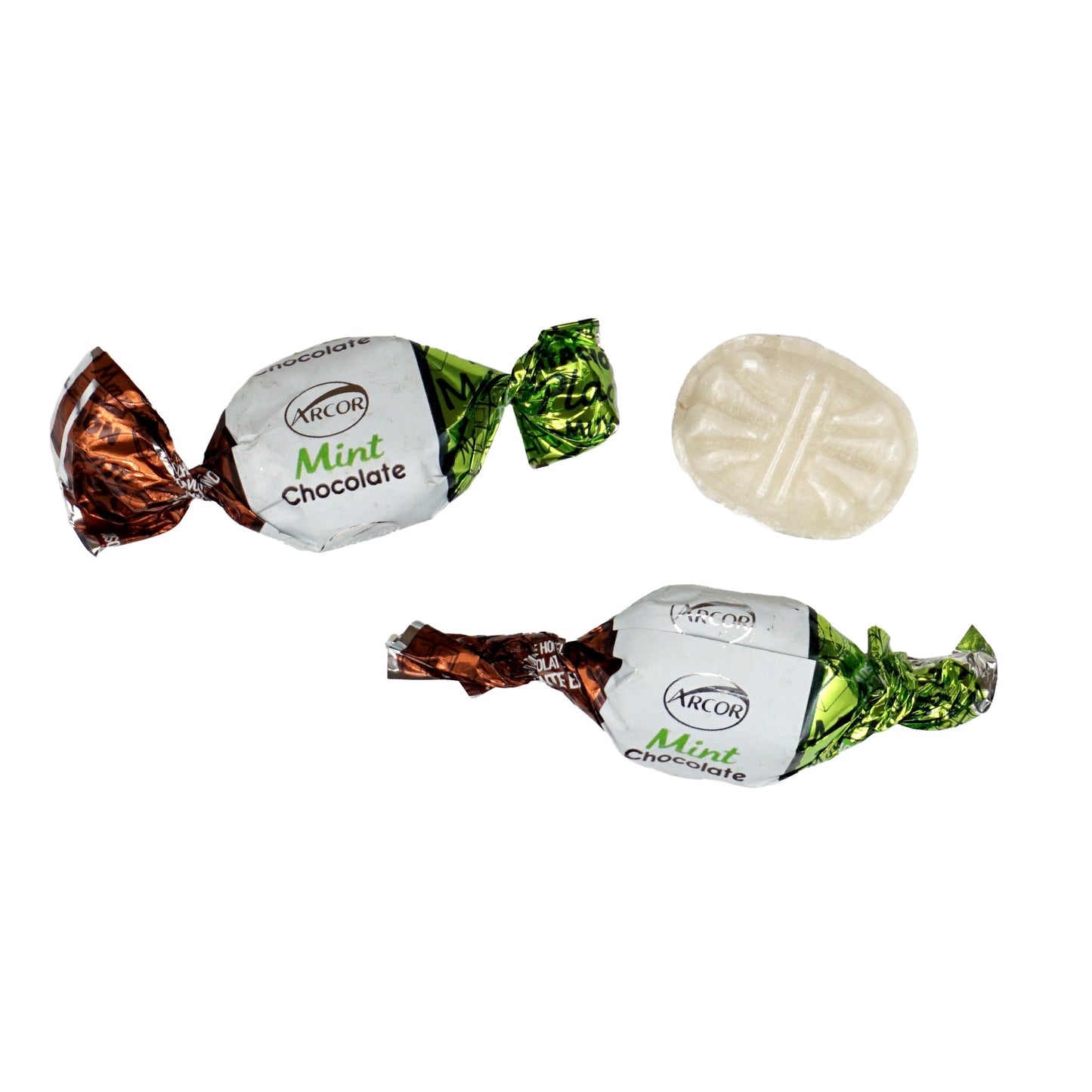 Chocolate Filled Mints, 1 Pound Bulk Candy (Approx. 75 pcs.), Chocolate Mint Candy, Chocolate Mints Individually Wrapped