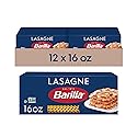 Barilla Wavy Lasagne Pasta, 16 oz. Boxes (Pack of 12) - Non-GMO, Made with Durum Wheat Semolina - Kosher Certified