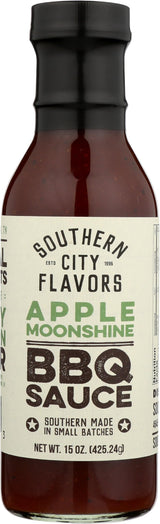 Southern City Flavors, Grillng Sauce Apple Moonshine, 15 Ounce