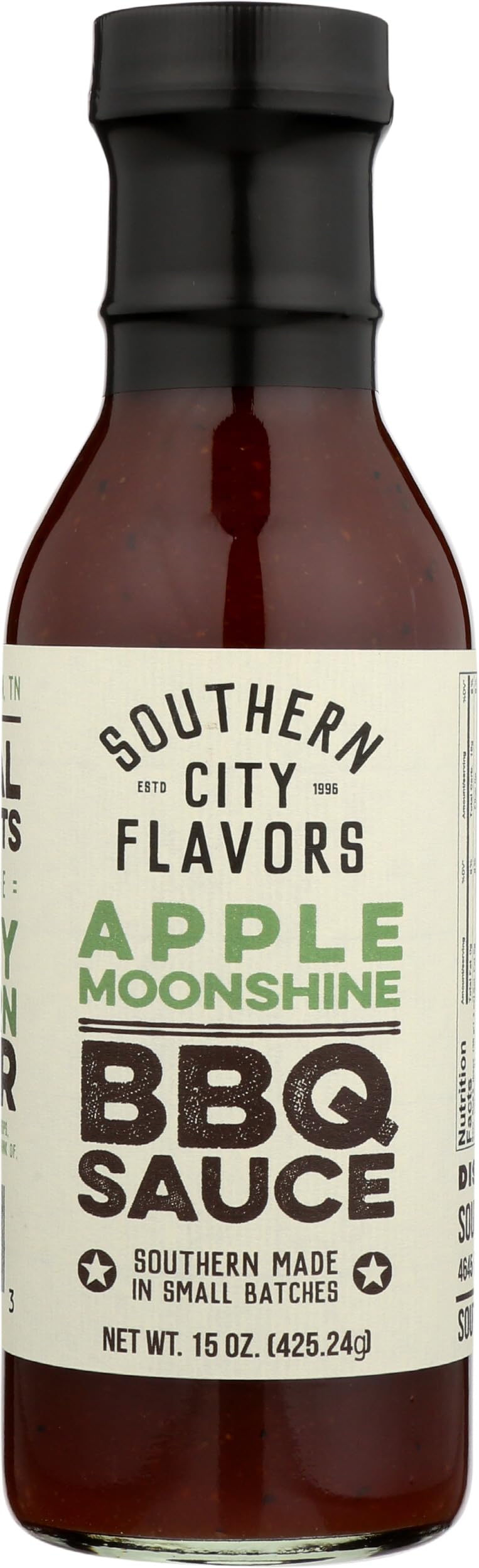Southern City Flavors, Grillng Sauce Apple Moonshine, 15 Ounce