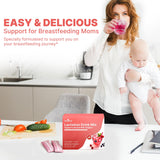 Temimar Lactation Drink Mix for Breastfeeding, with Fenugreek, Milk Thistle, Electrolytes for Healthy Milk Supply & Hydration, Mixed Berry Flavor, 16