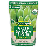 Let's Do Organic Green Banana Flour - Grain Flour Replacement, Resistant Starch, Versatile Starch, Gluten Free, Iron, Non-GMO Project Verified, USDA