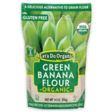 Let's Do Organic Green Banana Flour - Grain Flour Replacement, Resistant Starch, Versatile Starch, Gluten Free, Iron, Non-GMO Project Verified, USDA