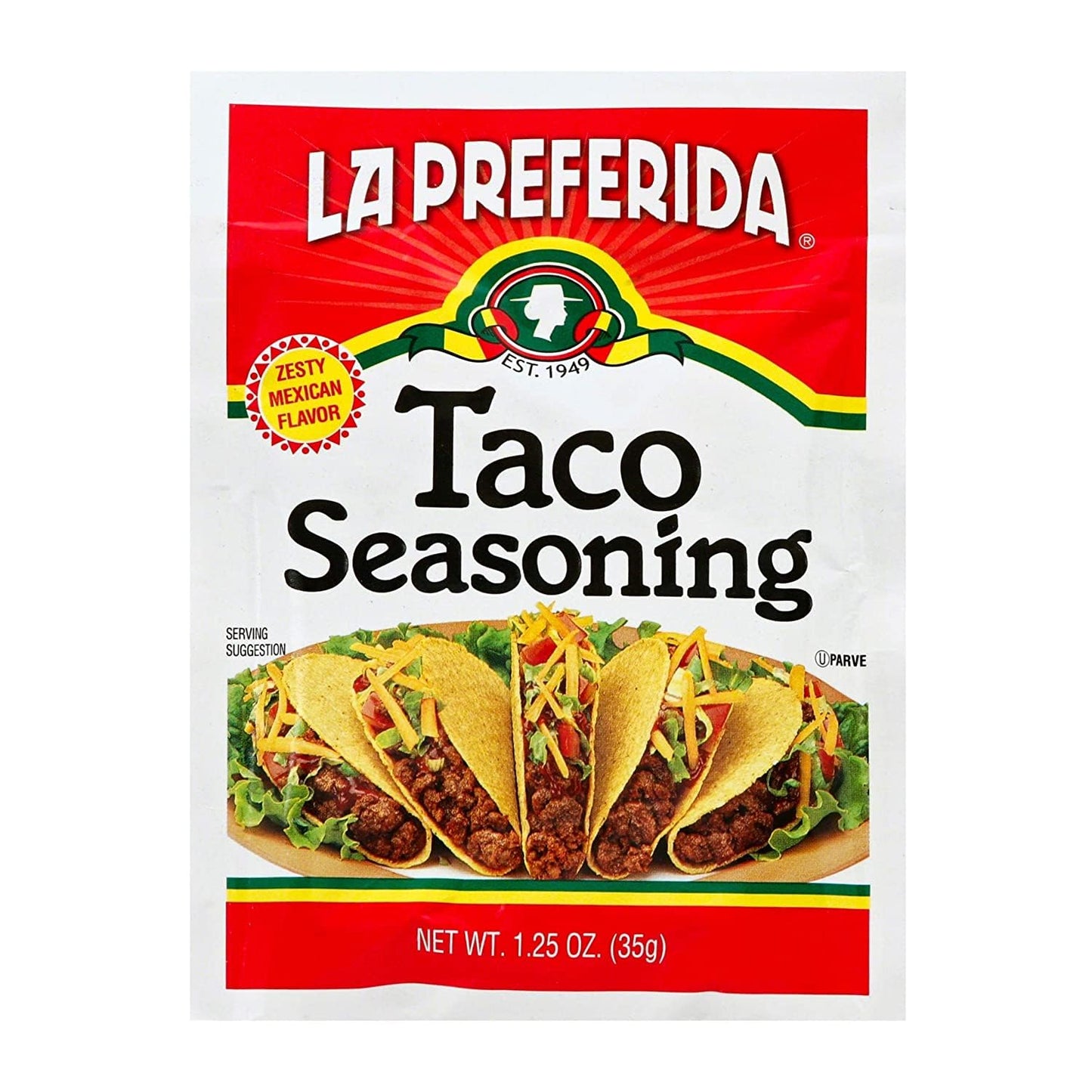 La Preferida Taco & Fajita Seasoning, (12ea / 1.25oz) (Variety Pack)