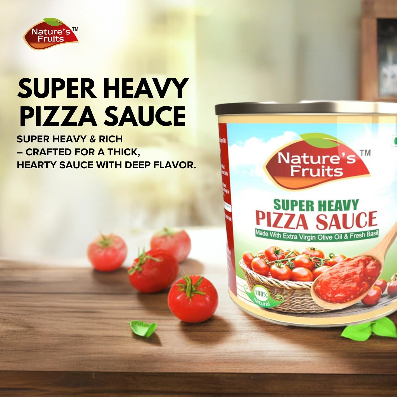Fully Prepared Pizza Sauce 109.28 oz - Ready-to-Use - Ideal for Pizza Joints & Cafés - Thick, Rich & Flavorful - Saves Prep Time for Busy Kitchens